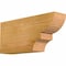 Ekena Millwork Ridgewood Rough Sawn Rafter Tail, Western Red Cedar, 4"W x 8"H x 18"L RFT04X08X18RID00RWR - alternate 1